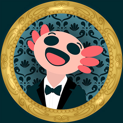 Illustrated profile picture for the streamer Loddlelad.